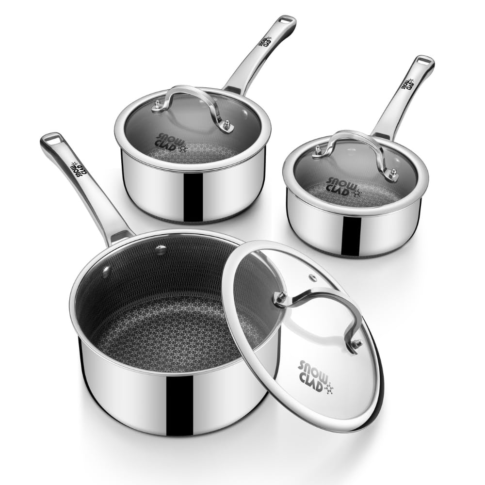Sauce Pans — 1.5 & 2.5 & 3.5 QT