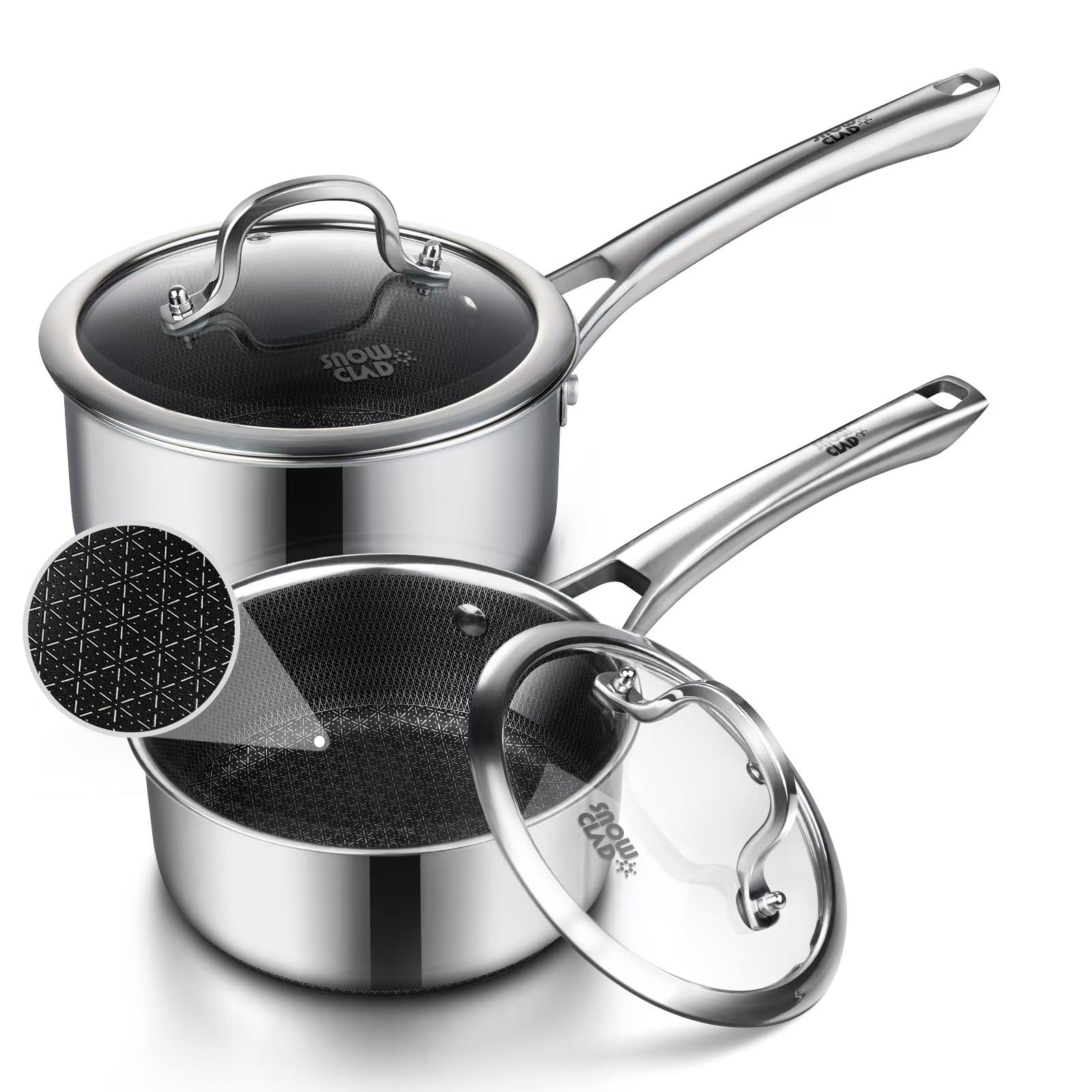Sauce Pans — 1.5 & 2.5 QT