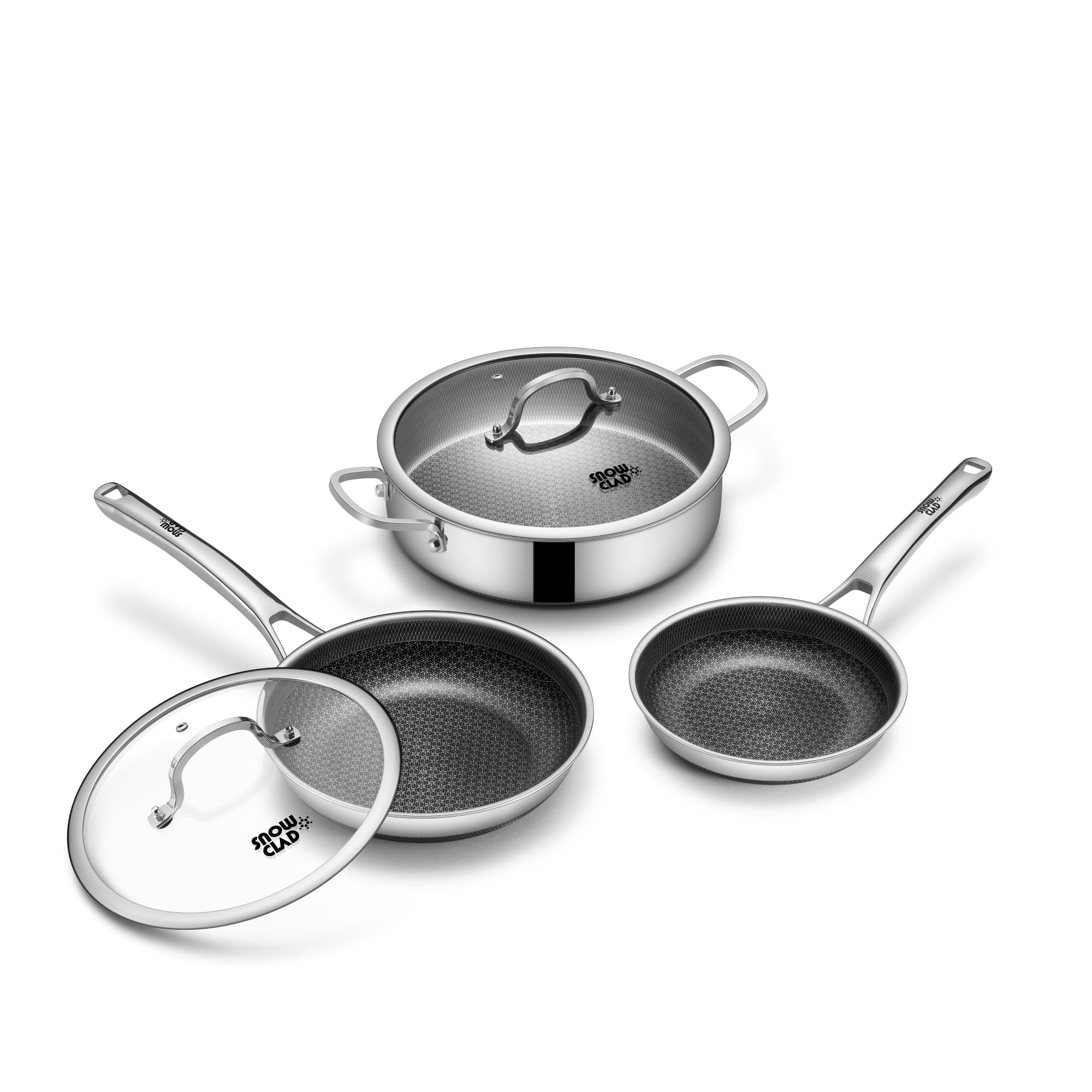 Sauté Pans — 5 QT Set Dual Helper