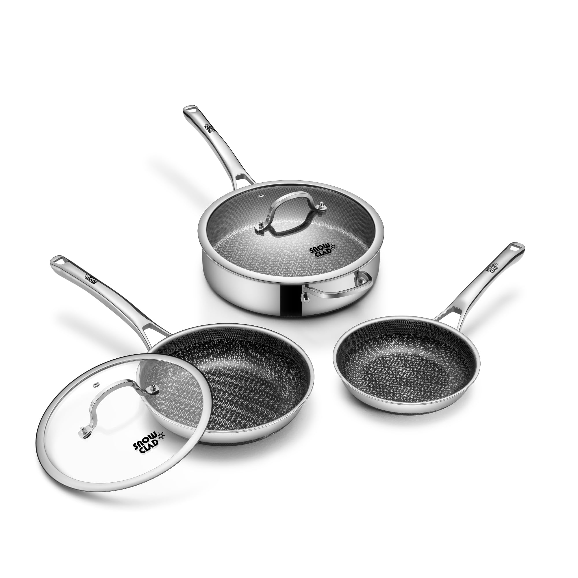 Sauté Pans — 5 QT Set